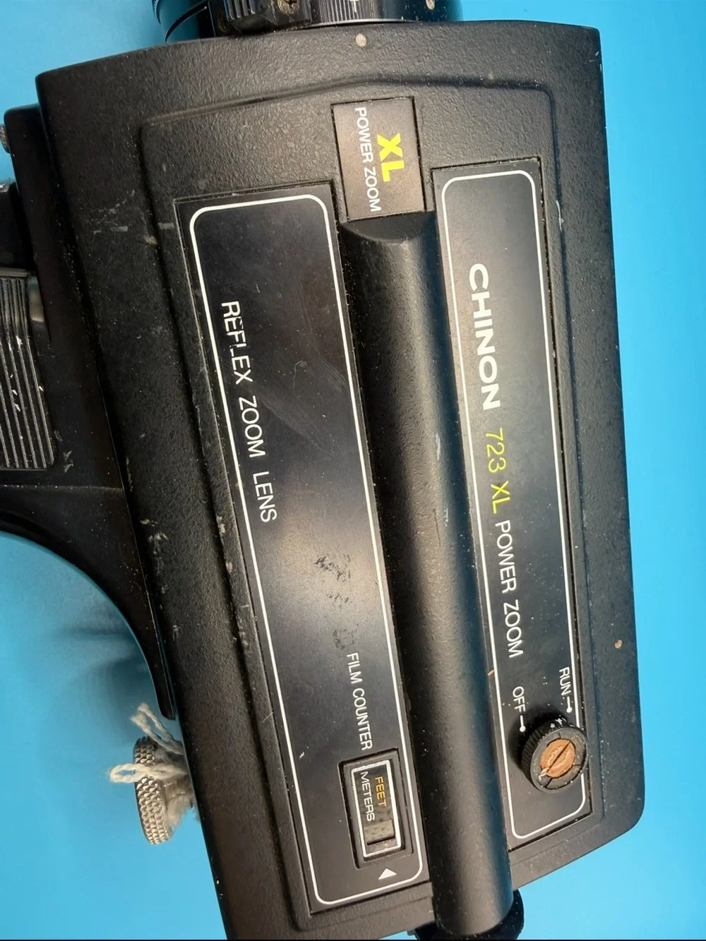 Vintage Chinon 723 XL Power Zoom Super 8 Movie Camera Pistol Grip